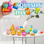 12-Piece Mini Foodie Squishy Sensory Toy Set