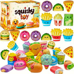 12-Piece Mini Foodie Squishy Sensory Toy Set