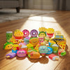 12-Piece Mini Foodie Squishy Sensory Toy Set