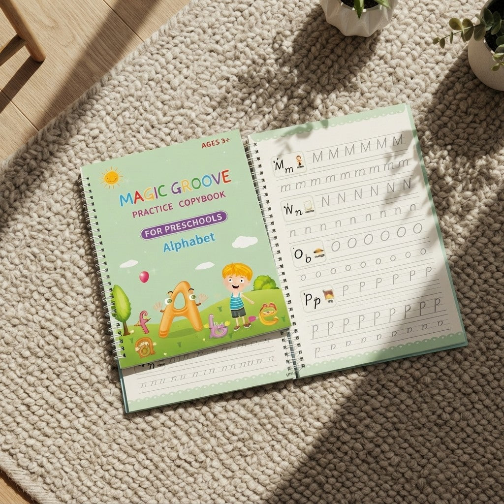 Reusable Magic Handwriting Tracing Workbook
